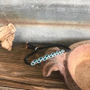 Turquoise and rose gold bracelet